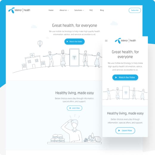 UI/UX Design for Telenor Health