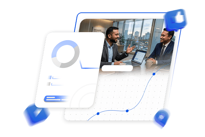 Digital product hero visual