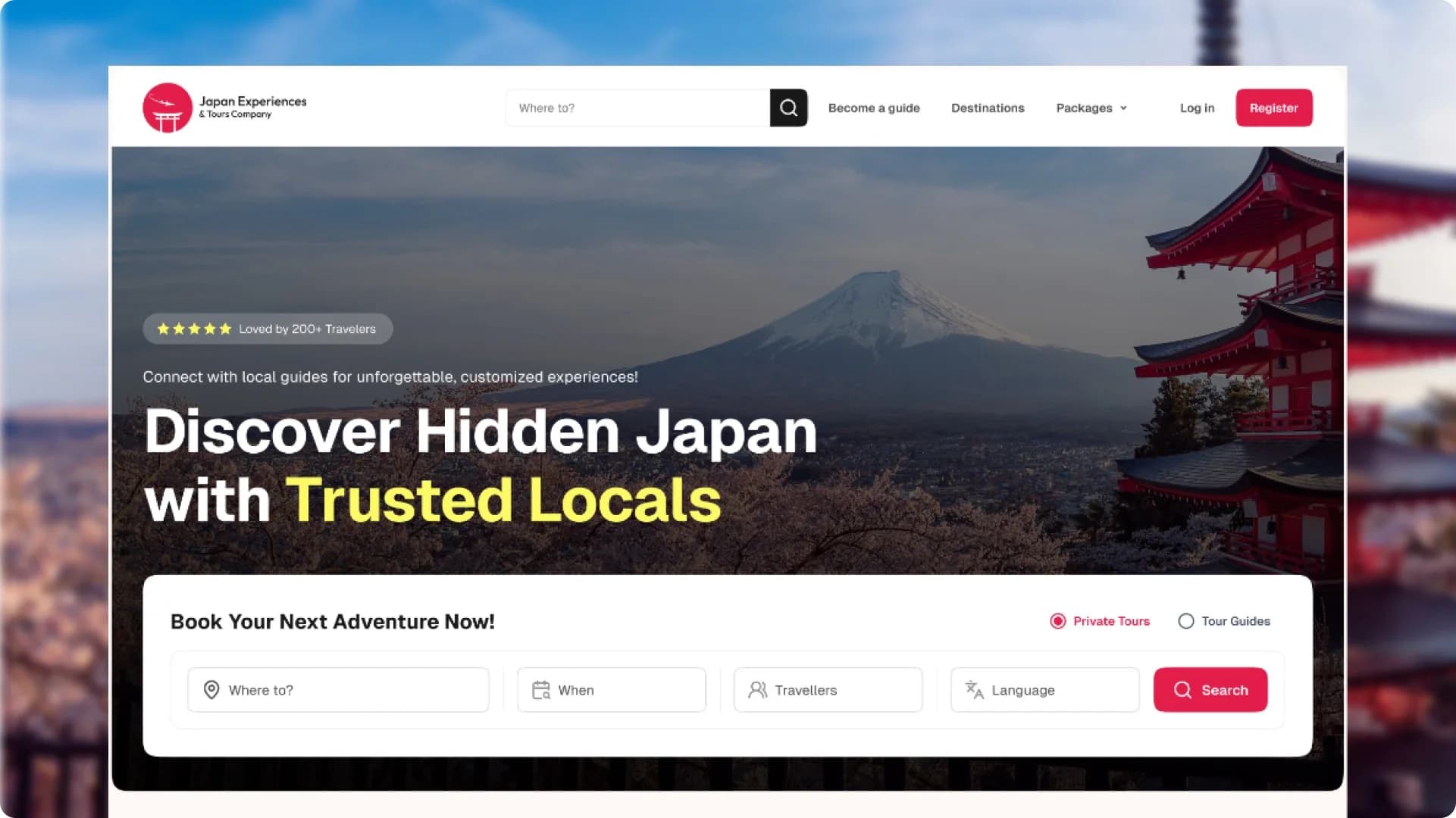 65% Better Traveler Engagement for Japan Tours’ Digital Platform
