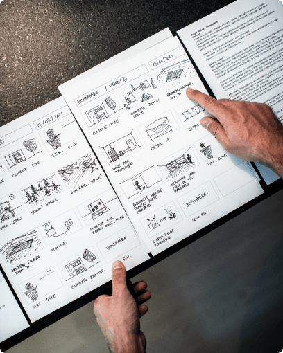 Storyboarding and illustrations