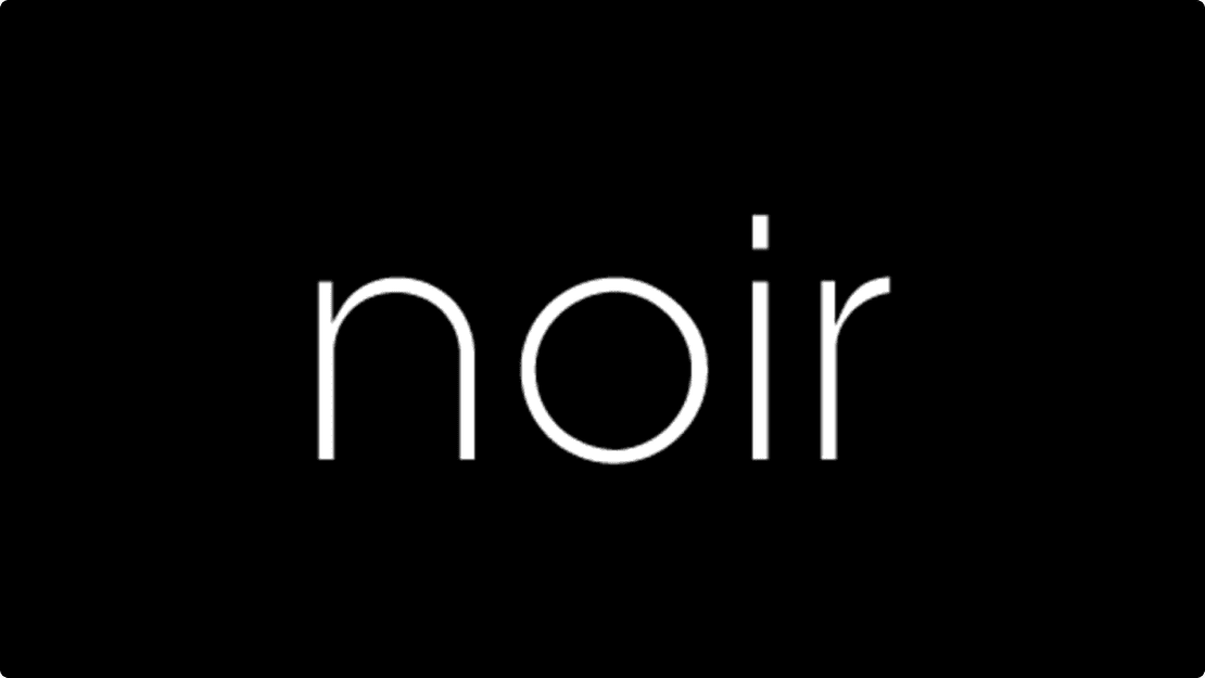 Online Video Campaign for Noir