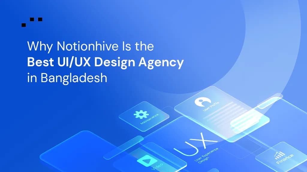 UI UX design interface concept showing digital screens and user experience elements representing a UI UX design agency in Bangladesh