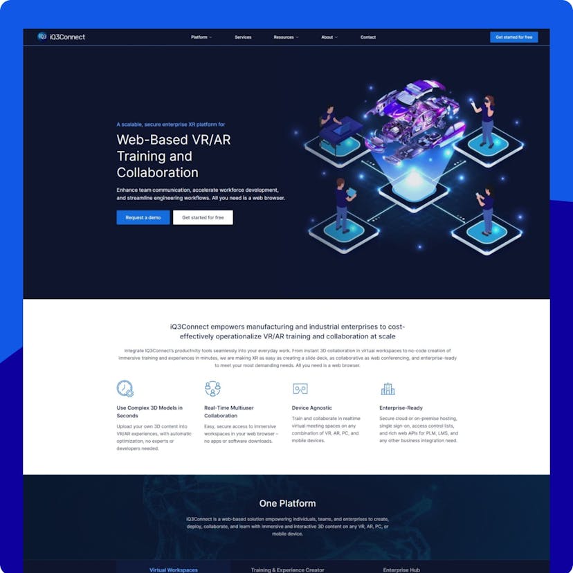 iQ3Connect’s user-centric website transformation